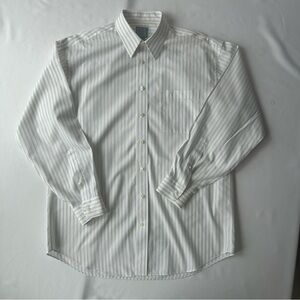 Classic White Striped Men's Shirt